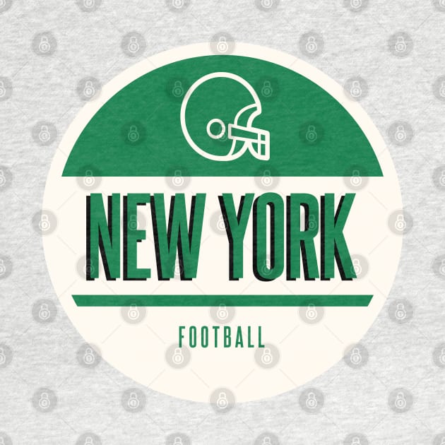 New York retro football by BVHstudio